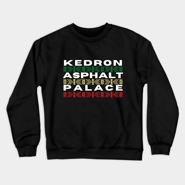 Tribal 3 Crewneck Sweatshirt by Kedron Asphalt Palace